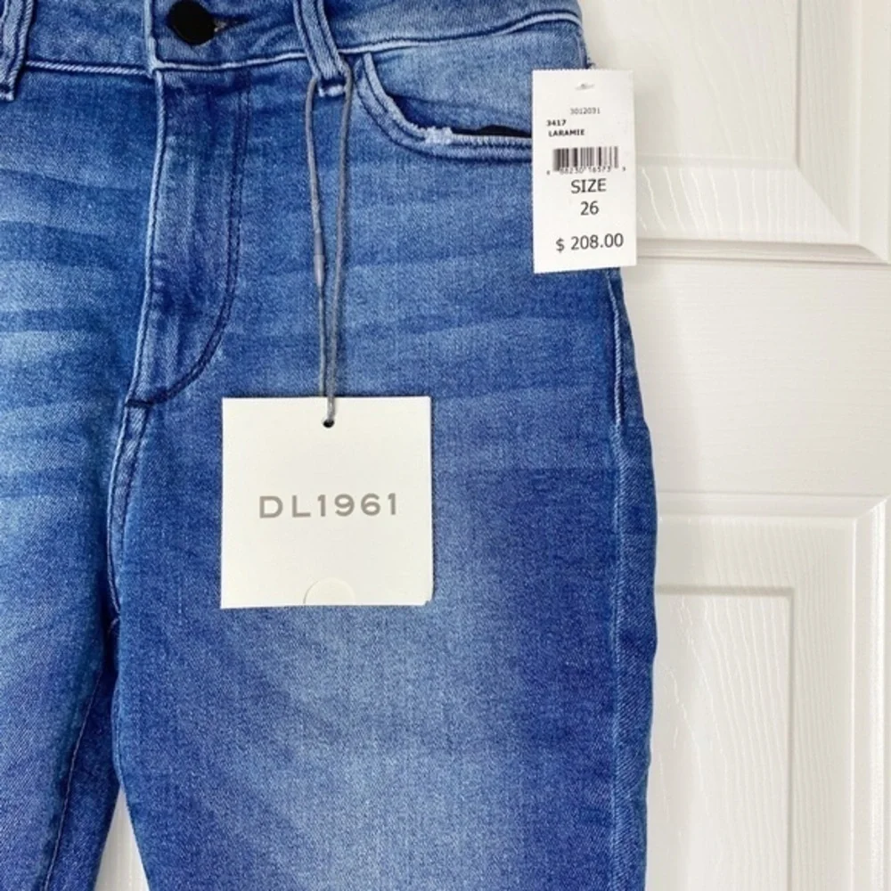 DL1961 Revolve Farrow Ankle Instaslim Distressed Skinny Jeans NWT